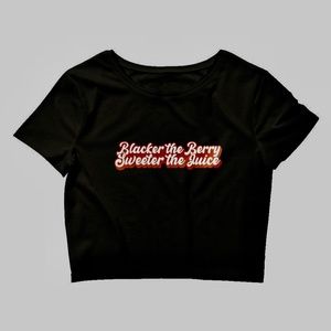 Blacker the Berry Crop Tee